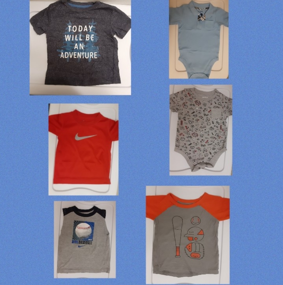 2T and 24M Boys Tshirts and Onesies
